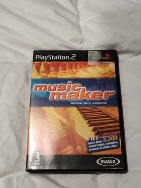 PlayStation 2 Music Maker.  Disc And Booklet Included